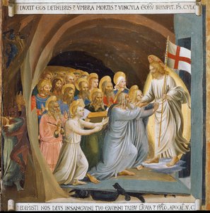 La descente du Christ aux limbes. Vie du Christ, Armadio degli Argenti - Fra  Angelico