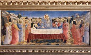Les funérailles de la Vierge - Fra  Angelico
