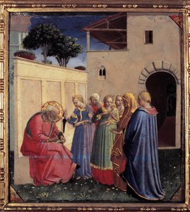 Zacharie donne le nom de Saint Jean-Baptiste à son fils - Fra  Angelico