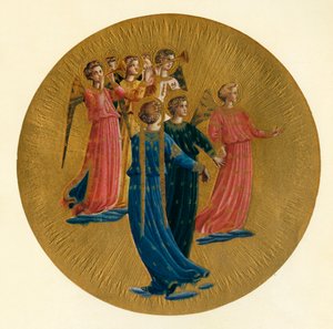 (détail) de la Couronnement de la Vierge - Fra Angelico