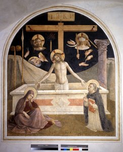 Le Christ se levant de son tombeau. 1438/1445. Fresque de Guido di Pietro - Fra Angelico