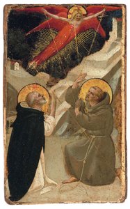 Saint Dominique et la stigmatisation de Saint François - Fra Angelico