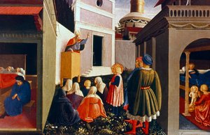 La vocation de Saint Nicolas - Fra Angelico