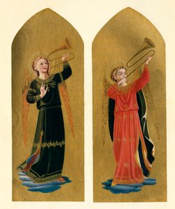 Deux anges avec des trompettes, XVe siècle, vers 1909 - Fra Angelico