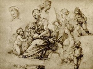 Étude sur une Madone - Fra Bartolomeo