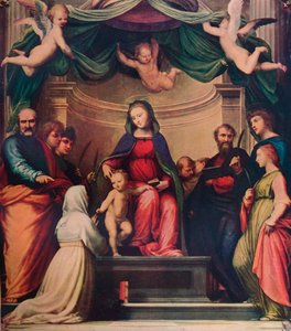 Le Mariage mystique de Sainte Catherine de Sienne, 1511