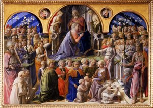 Le Couronnement de la Vierge, entre 1439 et 1447 - Fra Filippo Lippi