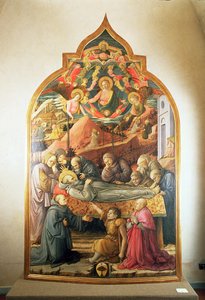 Les funérailles de Saint Jérôme, 1450-60 - Fra Filippo Lippi