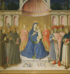 Sacra Conversazione Pala von Bosco ai Frati - Fra Giovanni Angelico da Fiesole