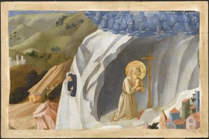 Saint Benoît tenté dans le désert - Fra Giovanni Angelico da Fiesole