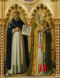Saints Dominique et Nicolas de Bari du retable de Pérouse, vers 1437 - Fra Giovanni Angelico da Fiesole
