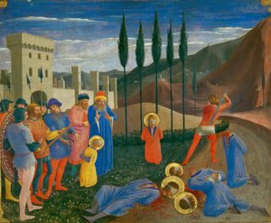 La Décapitation de Saint Cosme et Saint Damien, vers 1440 - Fra Giovanni Angelico da Fiesole
