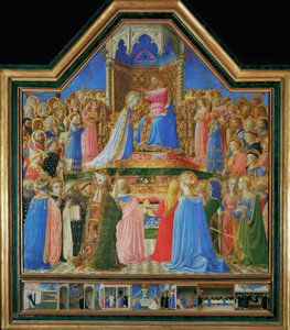 Le Couronnement de la Vierge, vers 1430 - Fra Giovanni Angelico da Fiesole