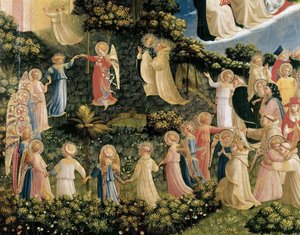 Le Jugement Dernier (détail), vers 1432 - Fra Giovanni Angelico da Fiesole