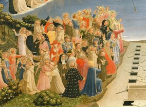 Le Jugement Dernier (détail) - Fra Giovanni Angelico da Fiesole