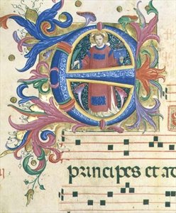 Missel 558 f.156v Initiale historiée 