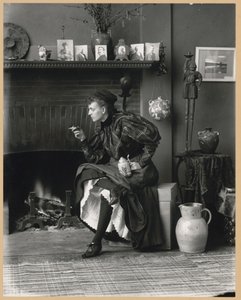 Frances Benjamin Johnston, Autoportrait (comme 