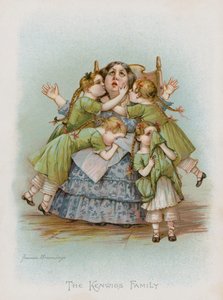 La famille Kenwigs (chromolithographie)