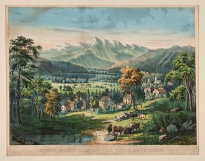 Mont Washington et les Montagnes Blanches - Frances Flora Bond Palmer