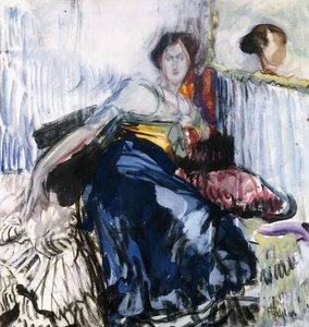 Femme allongée