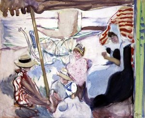 Le pique-nique, vers 1914 - Frances Hodgkins