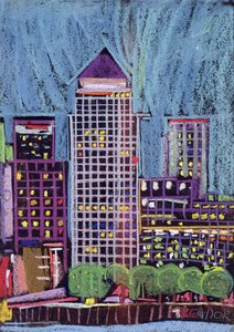 Canary Wharf dans les Docklands de Londres - Frances Treanor