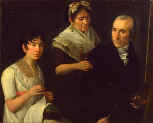 La famille du peintre - Francesc Lacoma i Sans