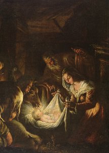 Adoration des bergers, 1588-90 - Francesco Bassano