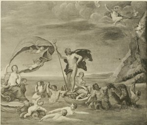 Le domaine maritime, Neptune et Amphitrite - Francesco Albani