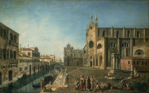 Vue de Venise avec l