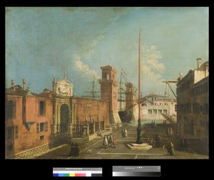 Vue de Campo et Porta Arsenale, 1742-50 - Francesco Albotto