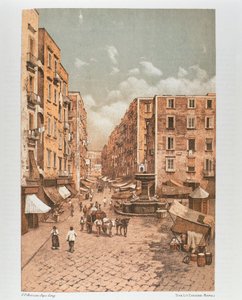 Italie, Naples, La route du port