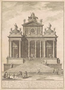 La Prima Macchina pour la Chinea de 1785 - Francesco Barbazza