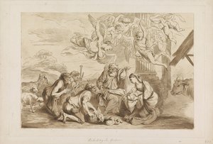 Adoration des bergers - Francesco Bartolozzi