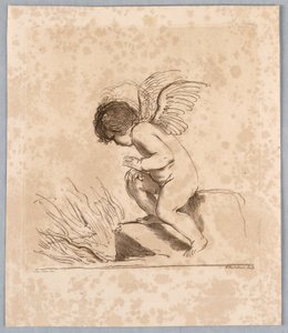 Cupidon avec une flèche - Francesco Bartolozzi