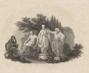 Démosthène, Cicéron et William Pitt, comte de Chatham, 1750-1815 - Francesco Bartolozzi