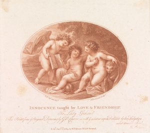 Unschuld gelehrt durch Liebe und Freundschaft - Francesco Bartolozzi