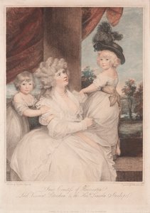 Jane, comtesse de Harrington et ses enfants