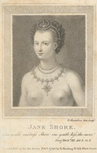 Jane Shore: Donne à la douce maîtresse Shore un doux baiser de plus Shakespeare, ..., 1er février 1790