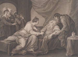 Le roi Lear et Cordelia, Shakespeare, Le roi Lear, Acte 4, Scène 7, vers 1783