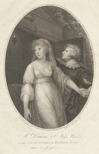 M. Dimond et Mlle Wallis dans les rôles de Roméo et Juliette, 1er mai 1796 - Francesco Bartolozzi