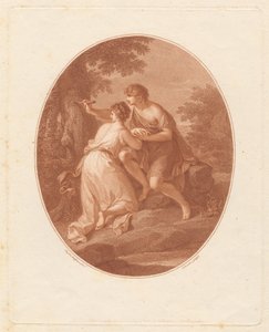 Paris und Oenone - Francesco Bartolozzi