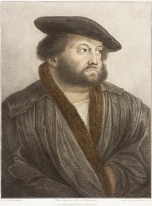 Portrait de Hans Holbein au palais de Kensington - Francesco Bartolozzi