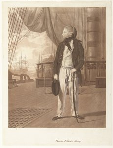 Portrait du Prince William Henry à bord d