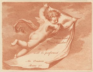 Eintrittskarte für das Theatre Royal, Covent Garden - Francesco Bartolozzi