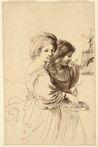 Deux jeunes filles, l