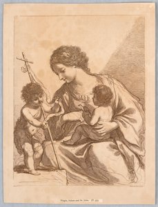 Vierge, Enfant et Saint Jean - Francesco Bartolozzi