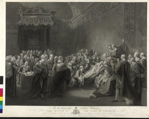 William Pitt La mort du comte de Chatham