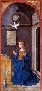 Annonciation : Marie (Peinture, vers 1549)