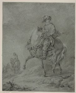 Cavaliers dans un paysage - Francesco Casanova